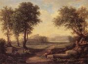 Johann Christian Reinhart An Ideal Landscape oil painting reproduction